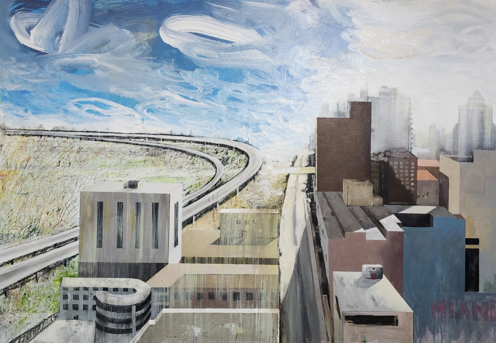 Sé que tú vendrás. 89x47.5 pulgadas