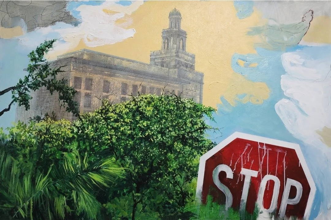 A la vuelta de la esquina. 56x37.5 pulgadas