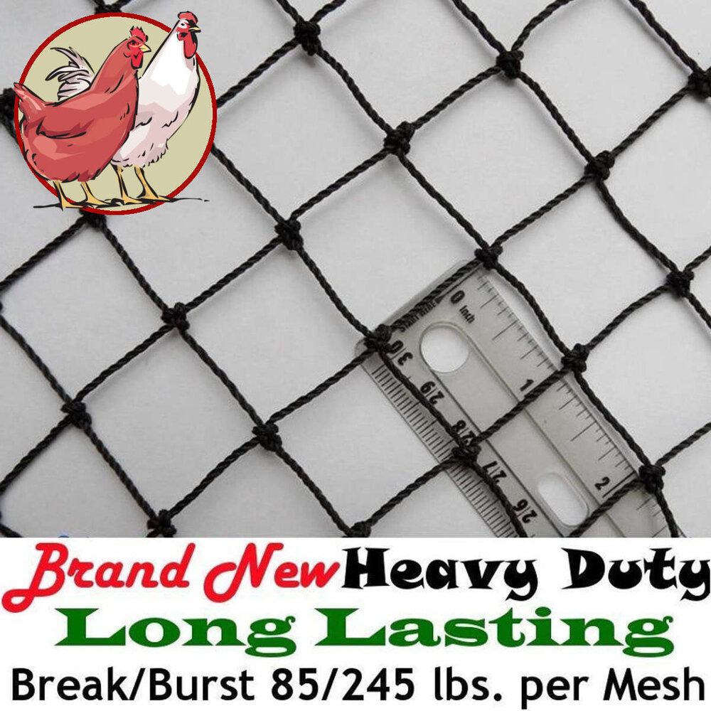 Heavy Knotted Poultry Netting (1Mesh)