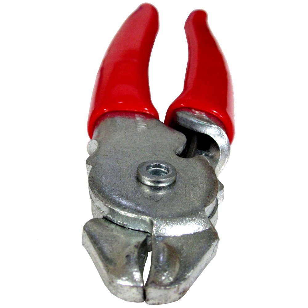 Hog Ring Pliers  fastening netting down on the top of your pens