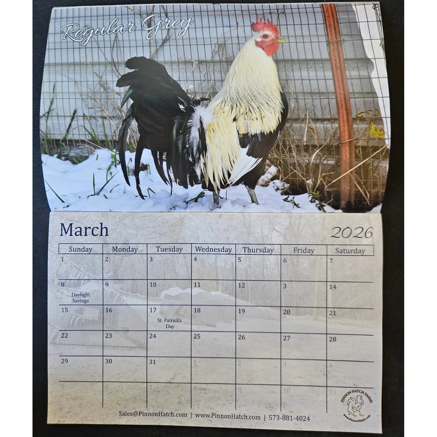 2026 Pinnon Hatch Farms Calendar