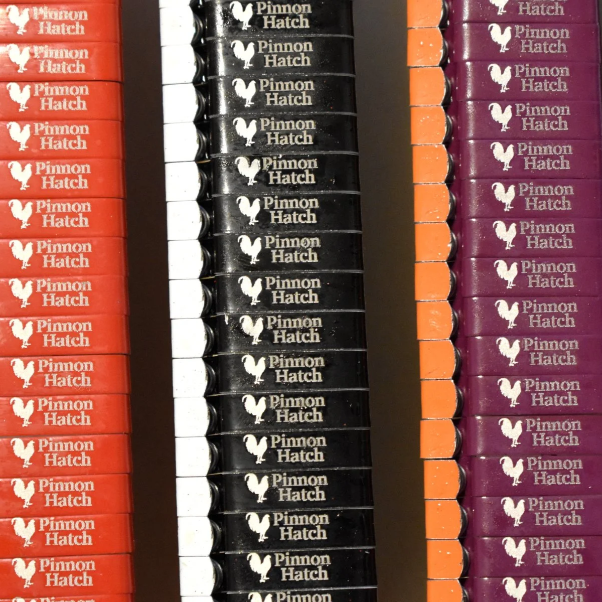 Custom Laser Engraved Zip Wing Bands ID Tags w/ Our Artwork