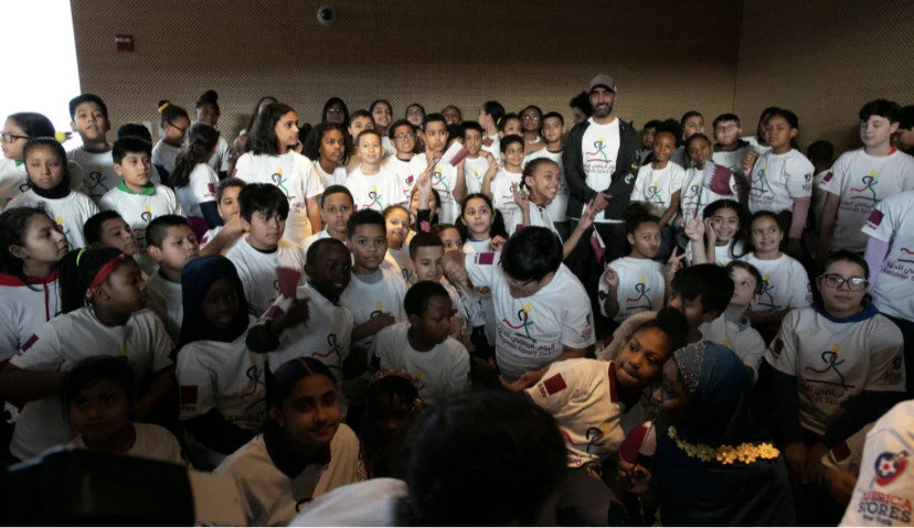 Celebrating Sport with The Embassy of Qatar and Columbia University at Winter SCORES Day!