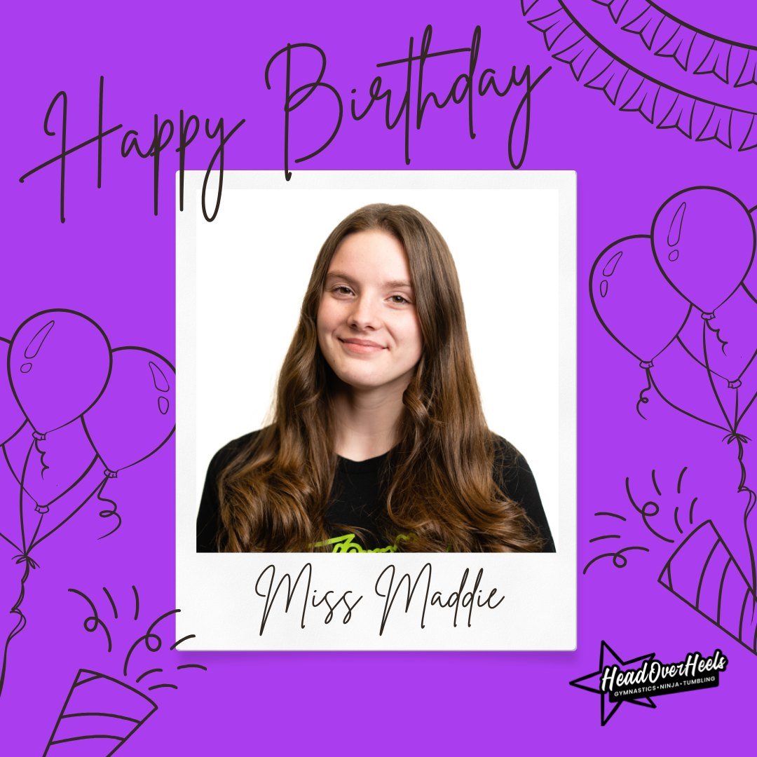 Let's take a moment to wish Miss Maddie a HUGE happy birthday!

We hope your birthday was as amazing as you are...💜💚
