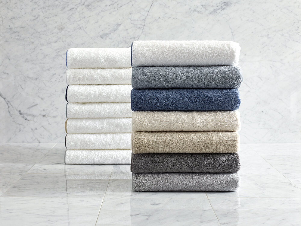 Matouk Auberge Initial Towels - Jane Leslie and Co.