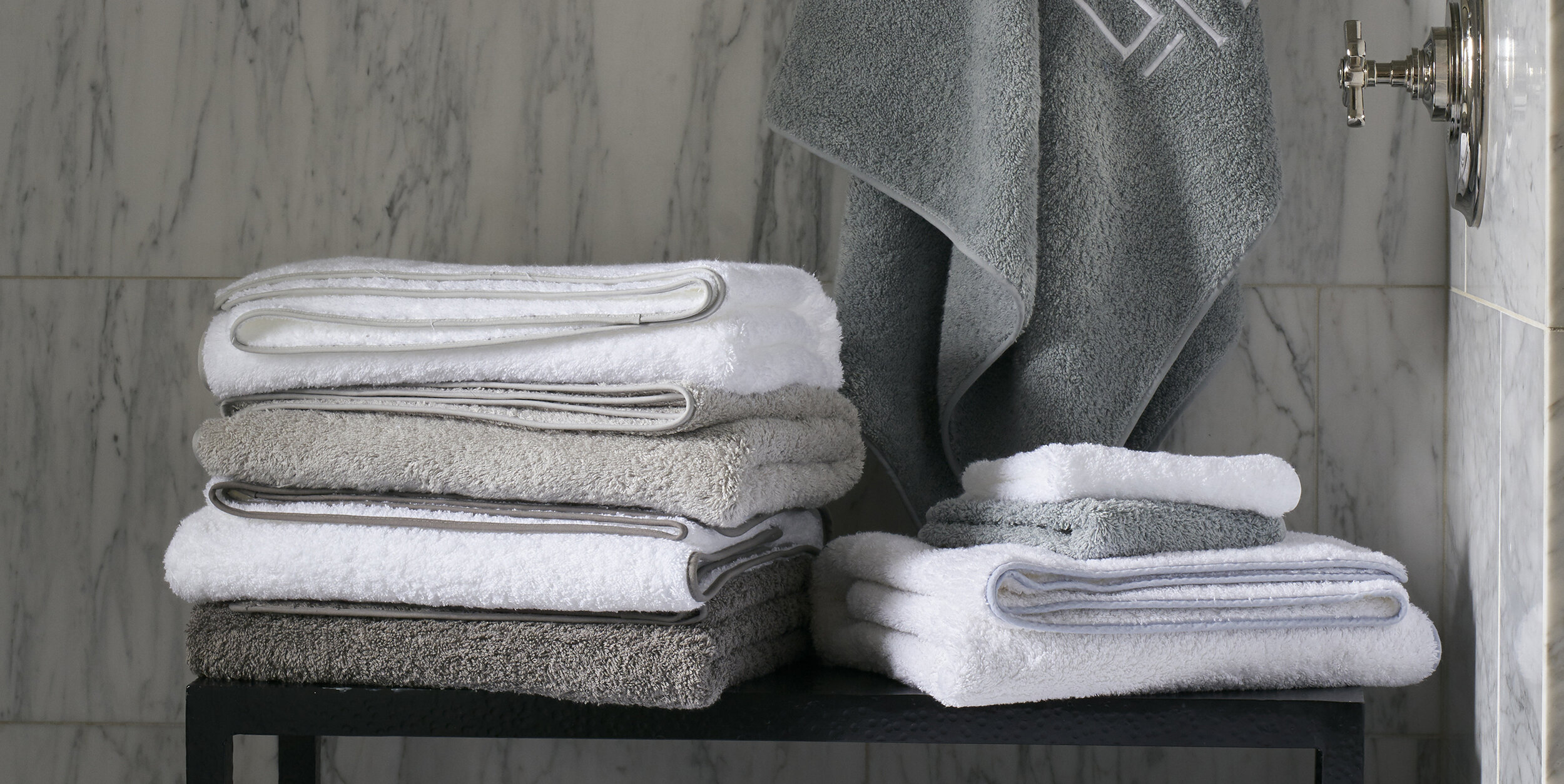 Matouk Regent 6-Piece Towel Set White