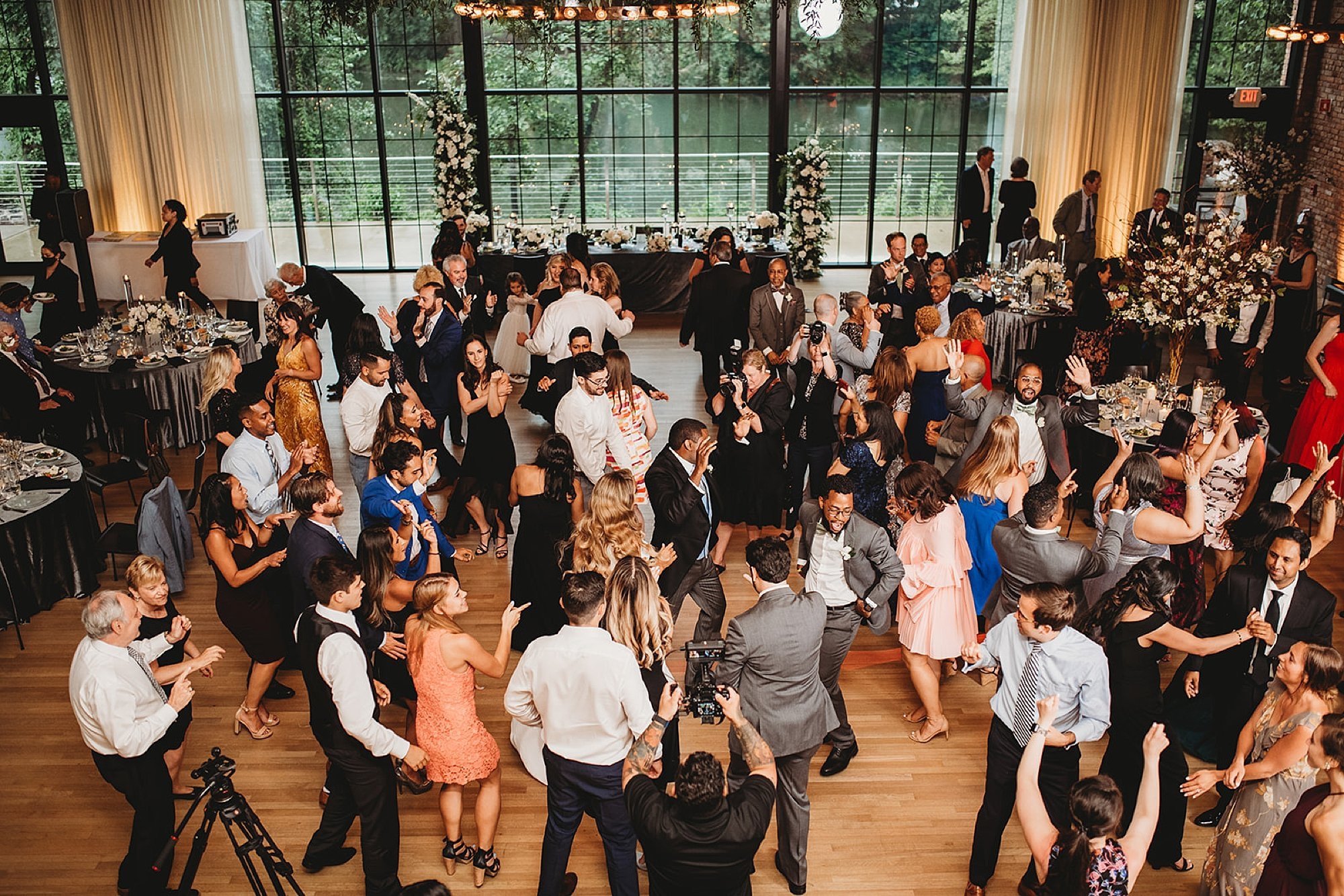 Beacon NY wedding reception dance floor
