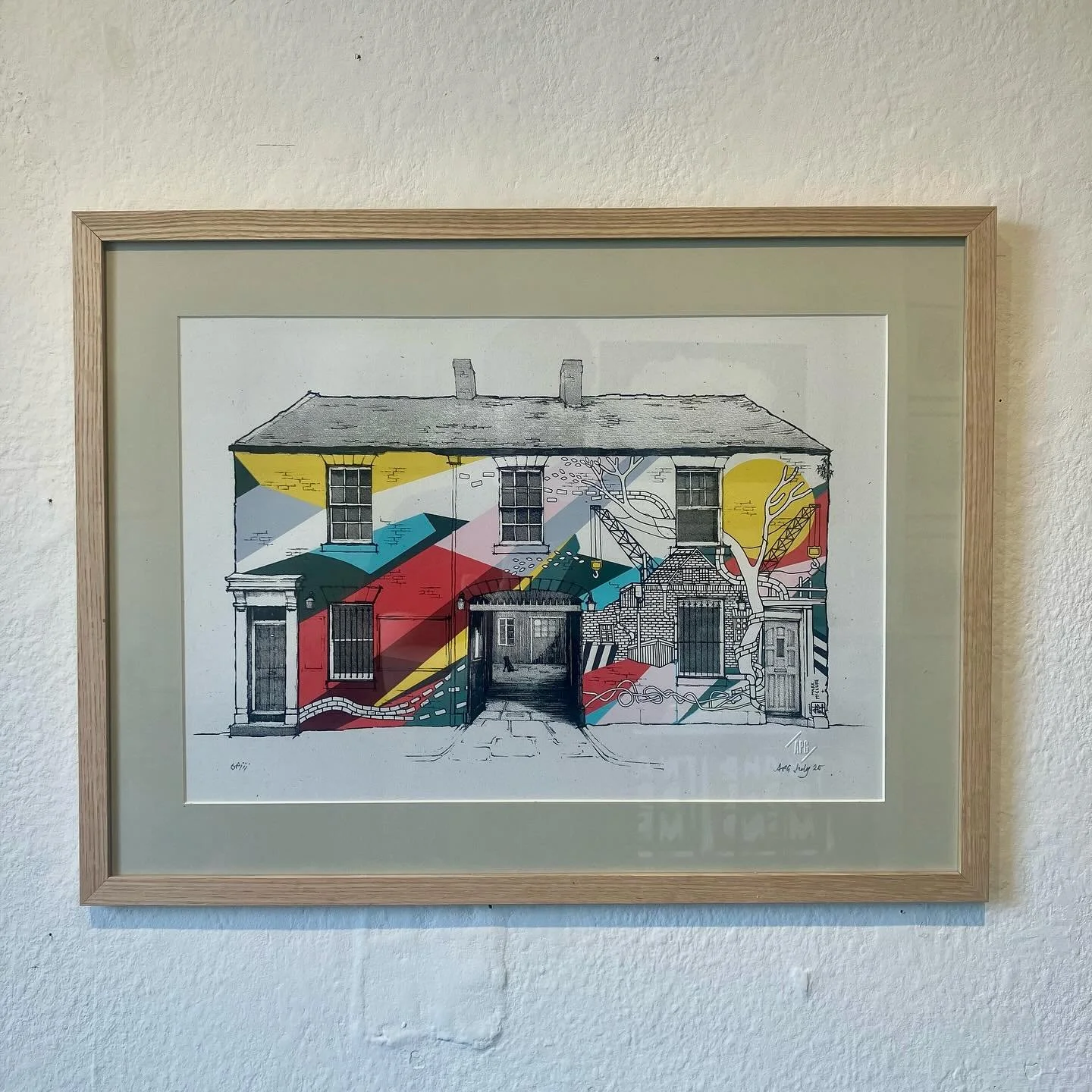 SURPRISE! - as part of are final exhibition tonight we&rsquo;ll be unveiling our final piece here at APG. A beautiful hand pulled 10 colour screen print of are Sidney street studio.

We look forward to seeing you all tonight! 

Drawing by @anna.elcoc