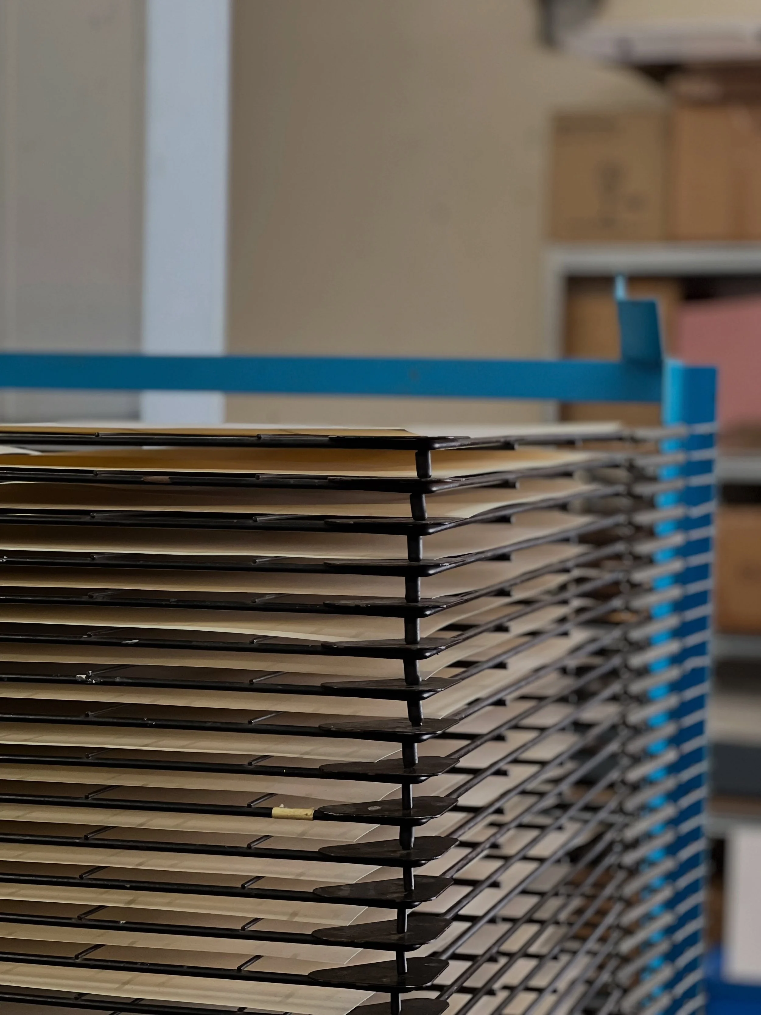 Stacks on stacks, today in the studio.

#screenprintingsheffield #impstudio #screenprintuk