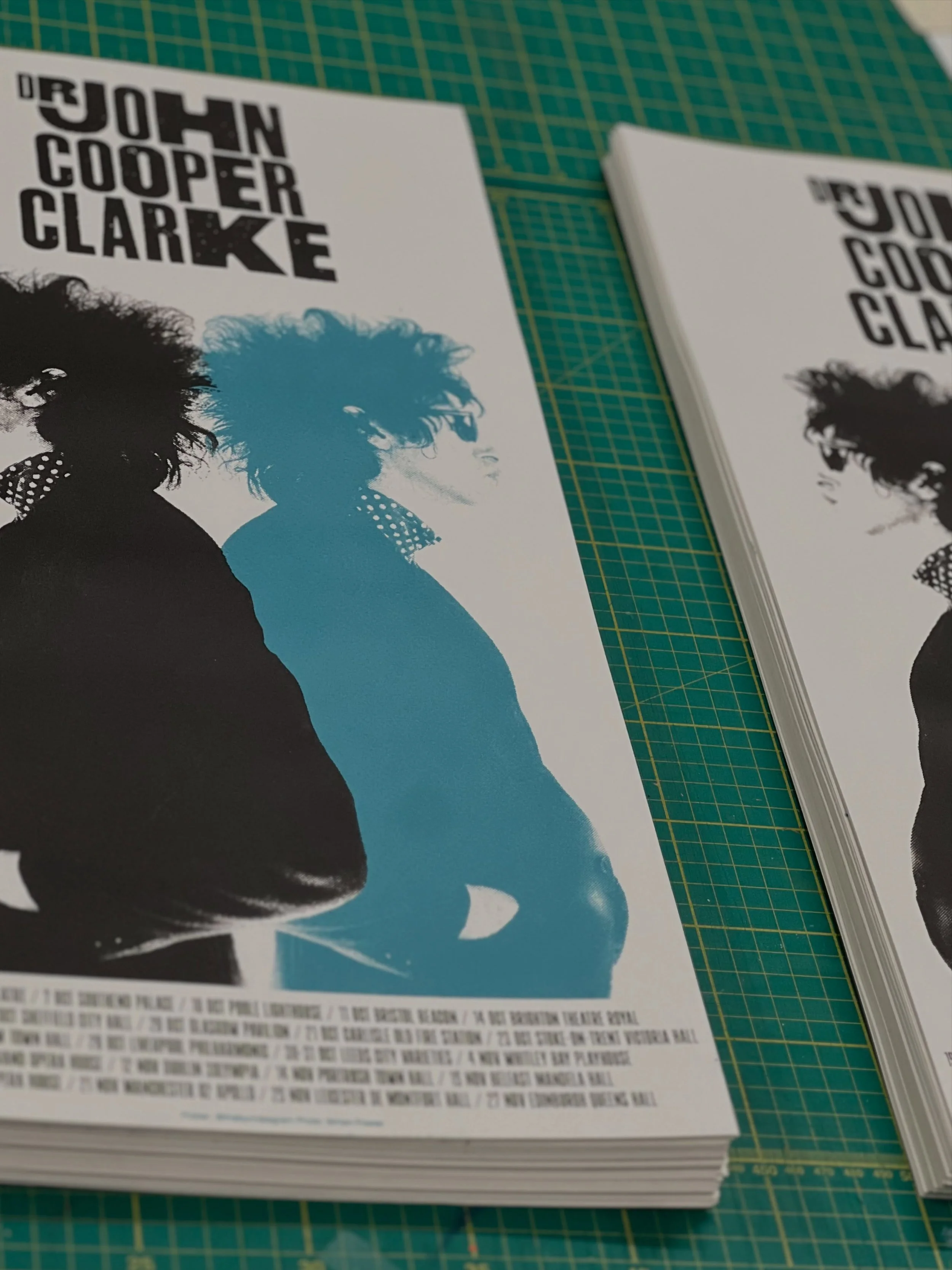 Incoming @johncooperclarke 

Exciting things happening at imp. this week. 

#impstudiosheffield #johncooperclarke #screenprintsheffield #sheffieldart