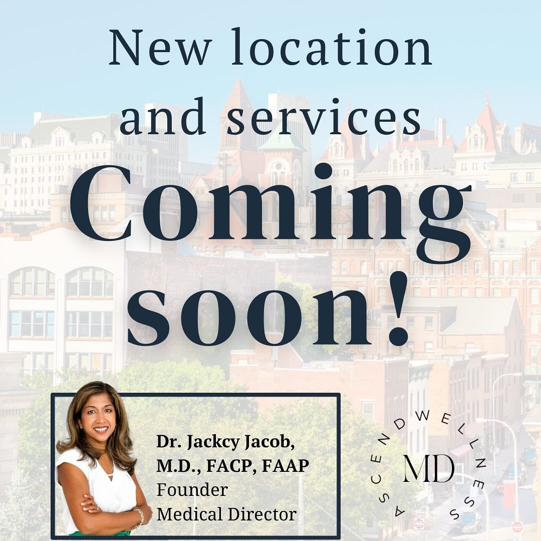 Stay tuned for details as we expand our services and work to welcome you to a dedicated Ascend Wellness MD space! We are currently accepting appointments as we transition to our new location; visit the link in our profile to learn more. 

#AscendWell