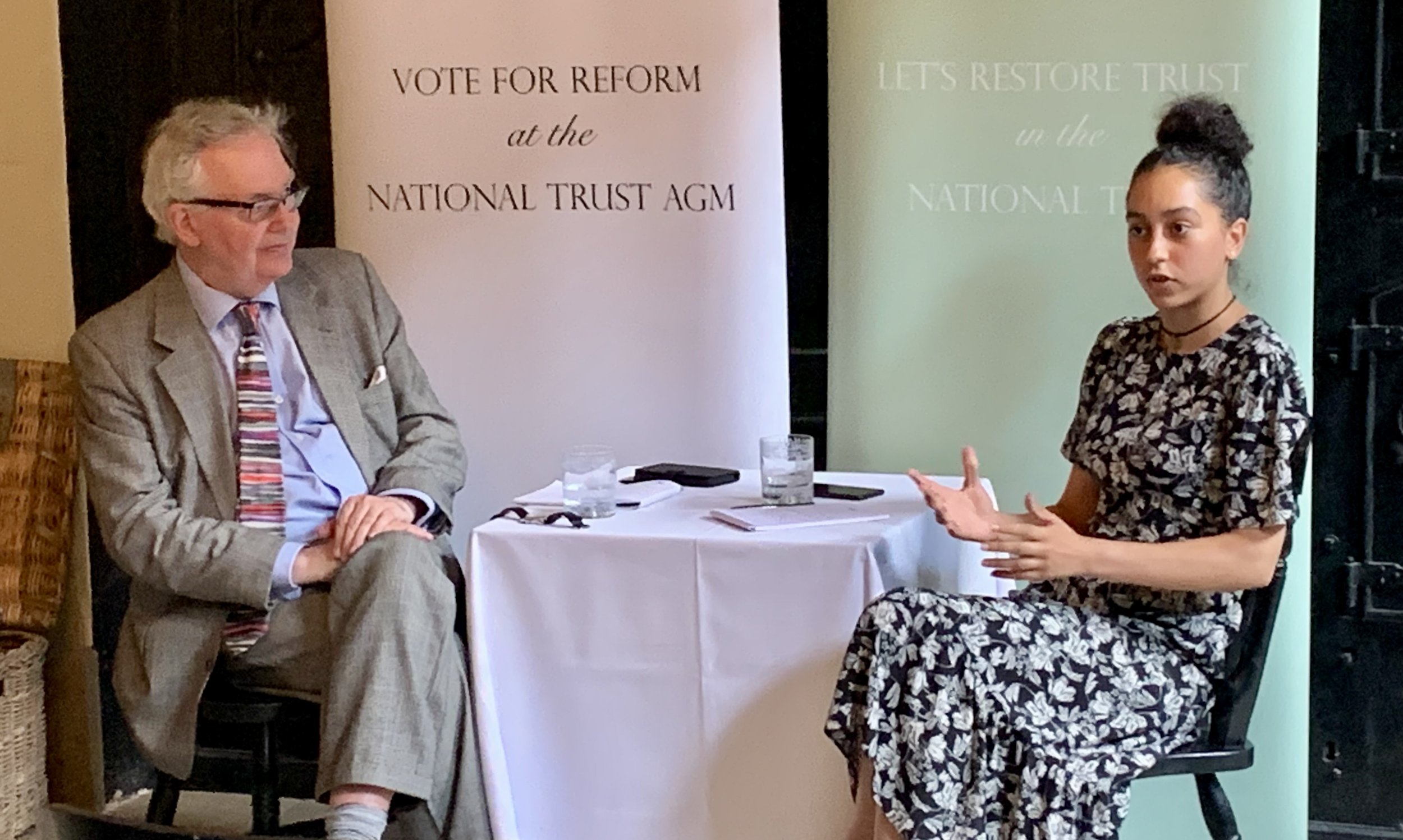 In conversation with Daniel Johnson at Houghton Hall