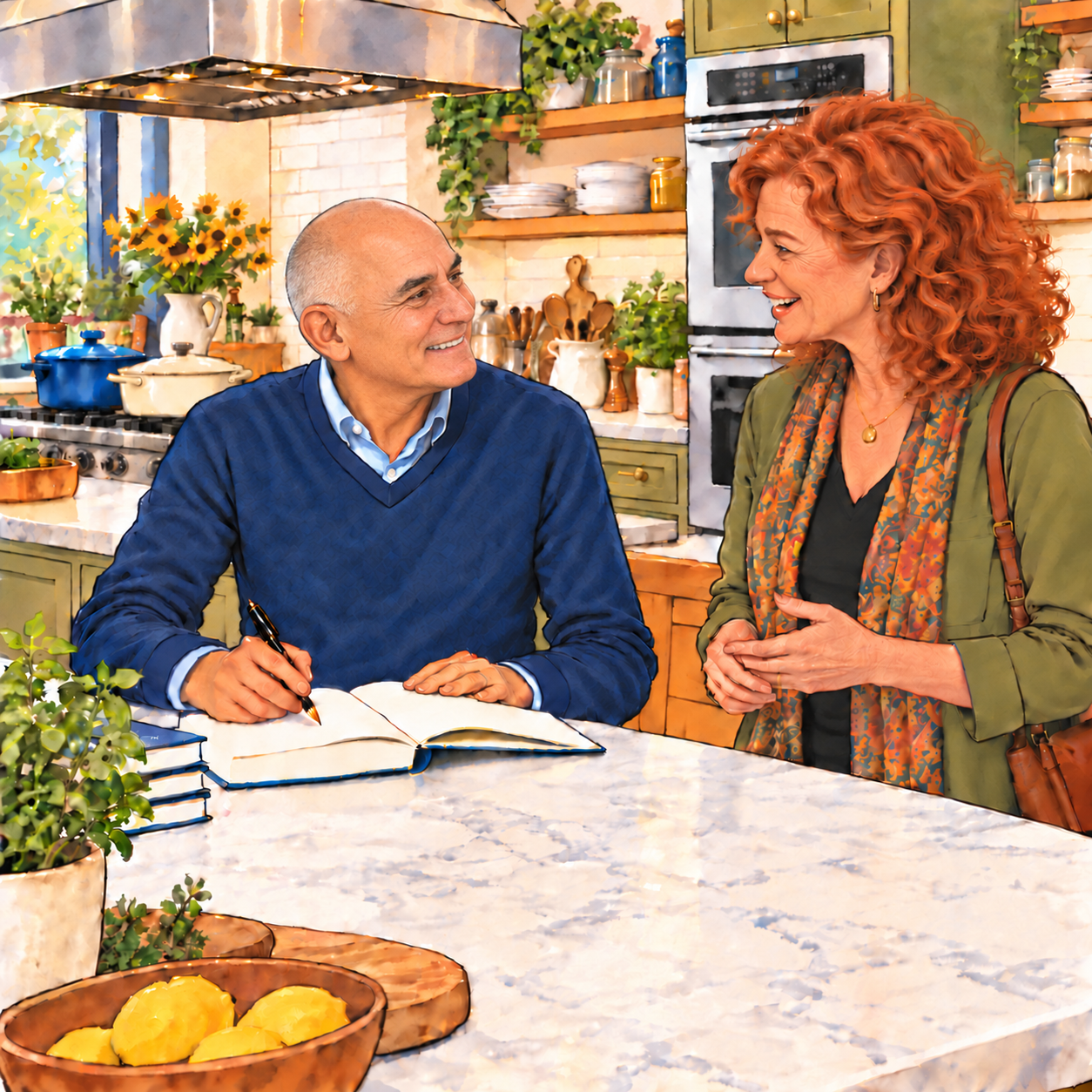 Book signing in the teaching kitchen.png