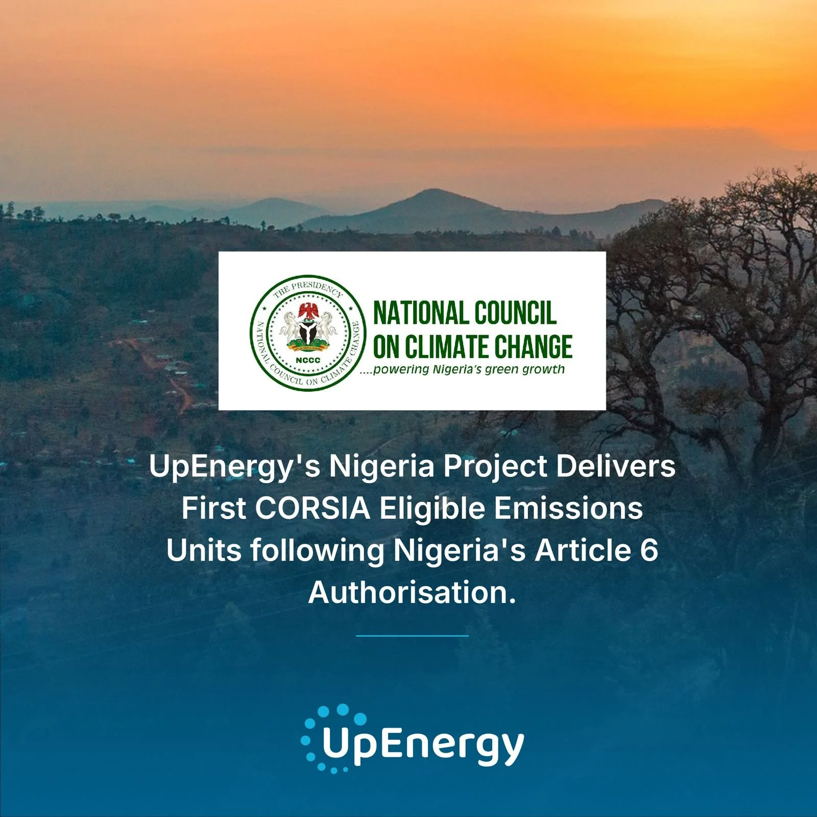 UpEnergy's Nigeria Project Delivers First CORSIA Eligible Emissions Units following Nigeria's Article 6 Authorisation