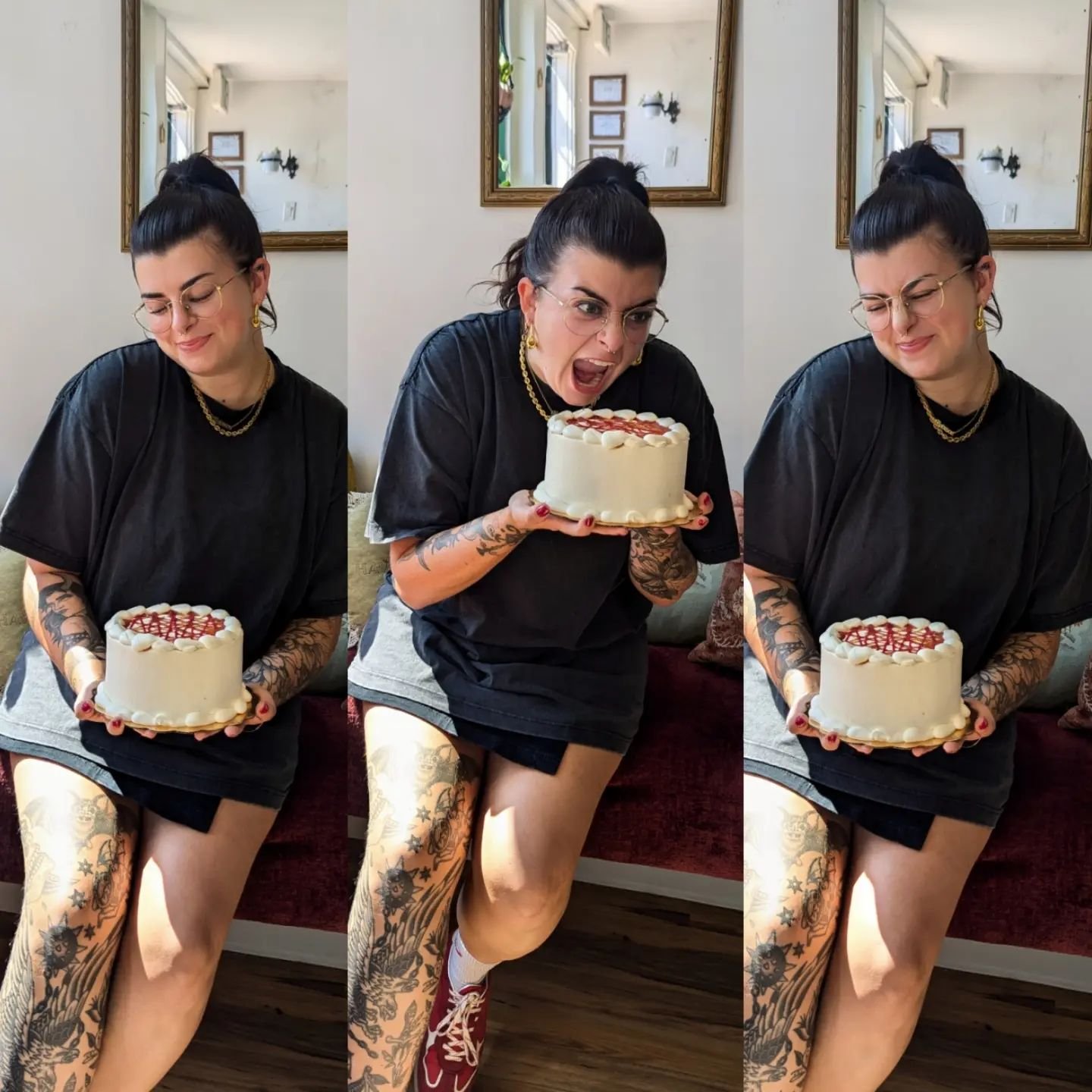 Very Demure. Very mindful. Very cutesy. Where would we be without Miss Madi? Happy birthday to this total sweetie-pie badass!!! Always keepin us up on the latest trends and good eats! We're so lucky to have you and we love you!! 🍰👼🏻😈🧚🏻&zwj;♀️🥳