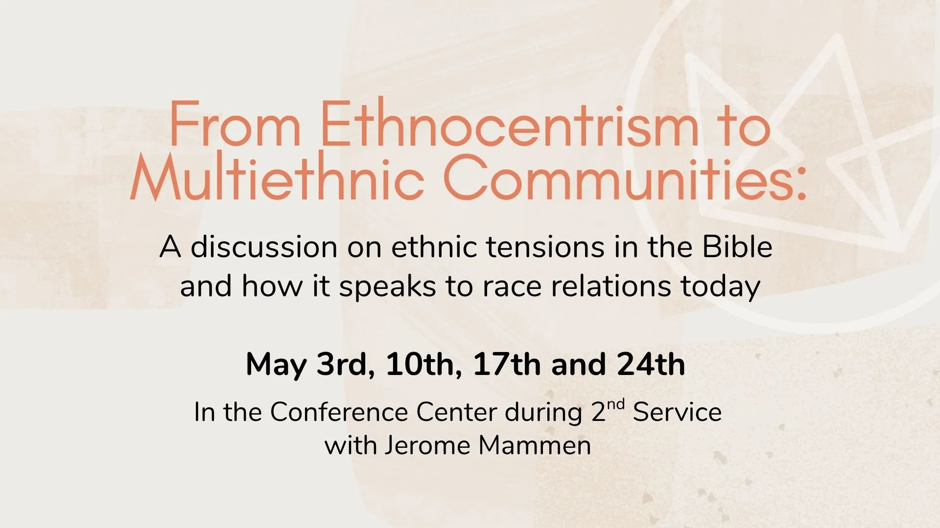 May Class: From Ethnocentrism to Multiethnic Communities