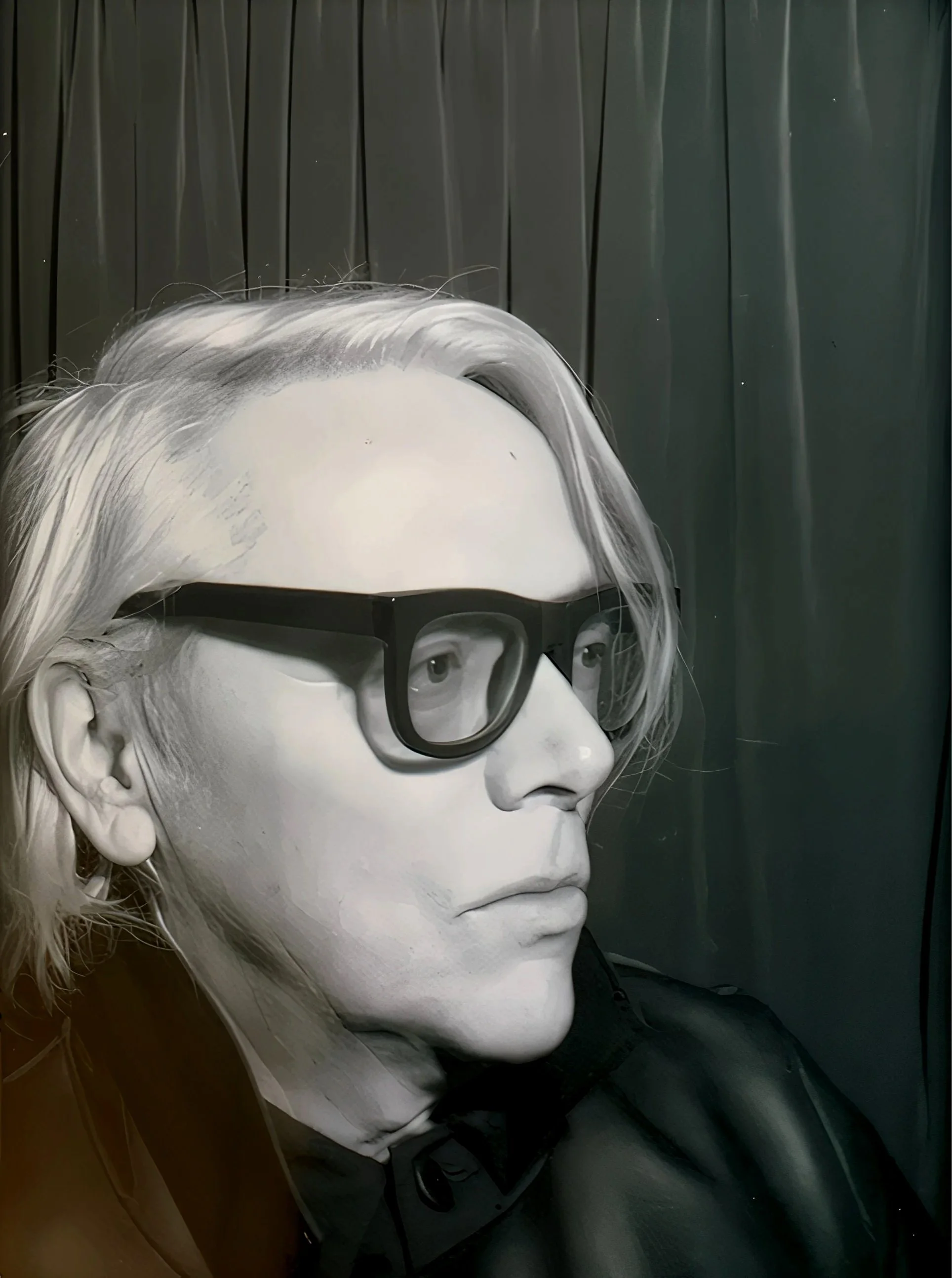 A black and white portrait of John Beckmann