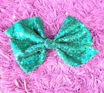 sequin bow - green 2.jpeg