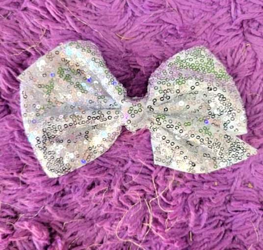 sequin bow - silver 2.jpeg