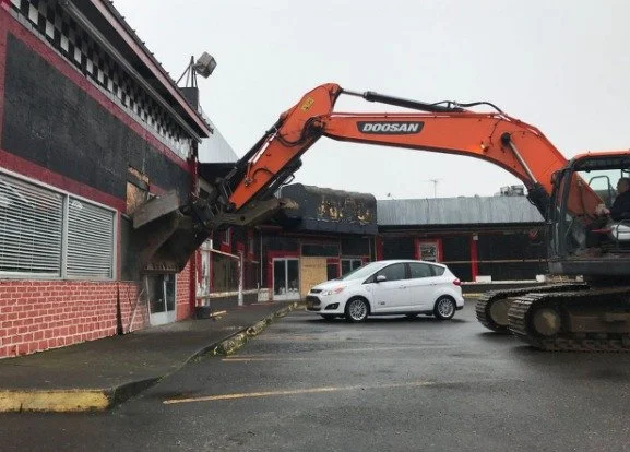 The Oregonian | Portland tore down a dilapidated strip club and replaced it with affordable housing. See the before and after photos