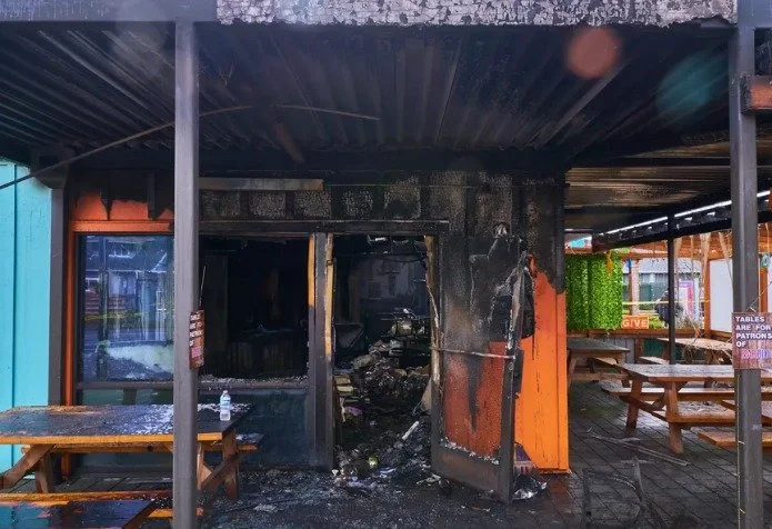 Eater | A Wednesday Morning Fire Has Drastically Damaged Legendary Food Cart Pod Portland Mercado
