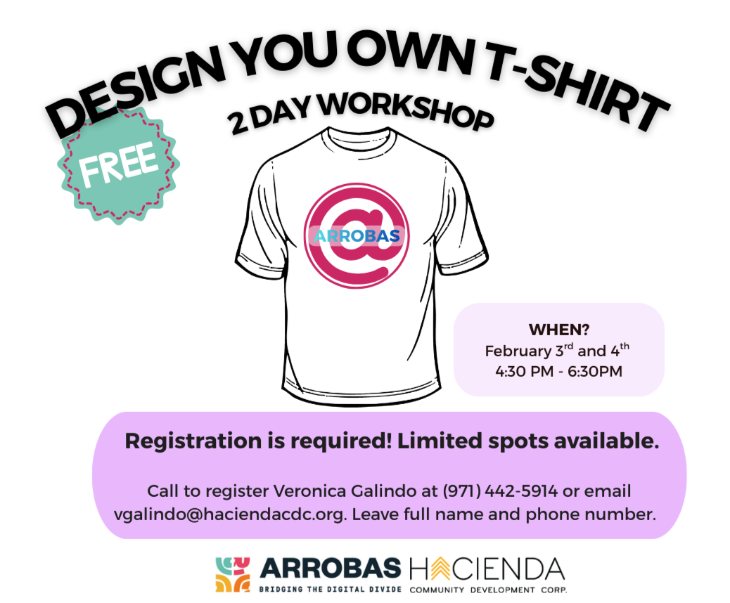 Verizon Community Forward Cully Learning Center: 2-Day "Design Your Own T-Shirt" Workshop