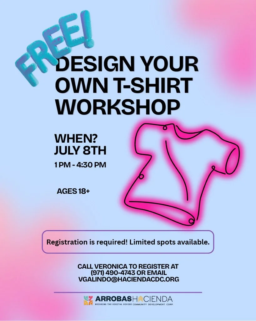 Design Your Own T-Shirt Workshop