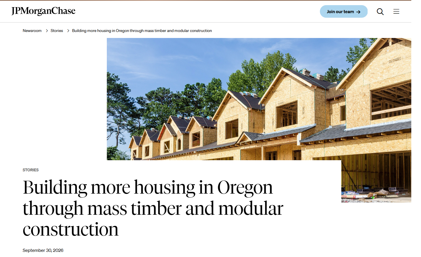Building more housing in Oregon through mass timber and modular construction