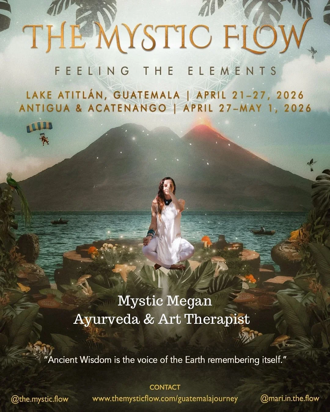 Feeling The Elements Retreat with The Mystic Flow (Guatemala)