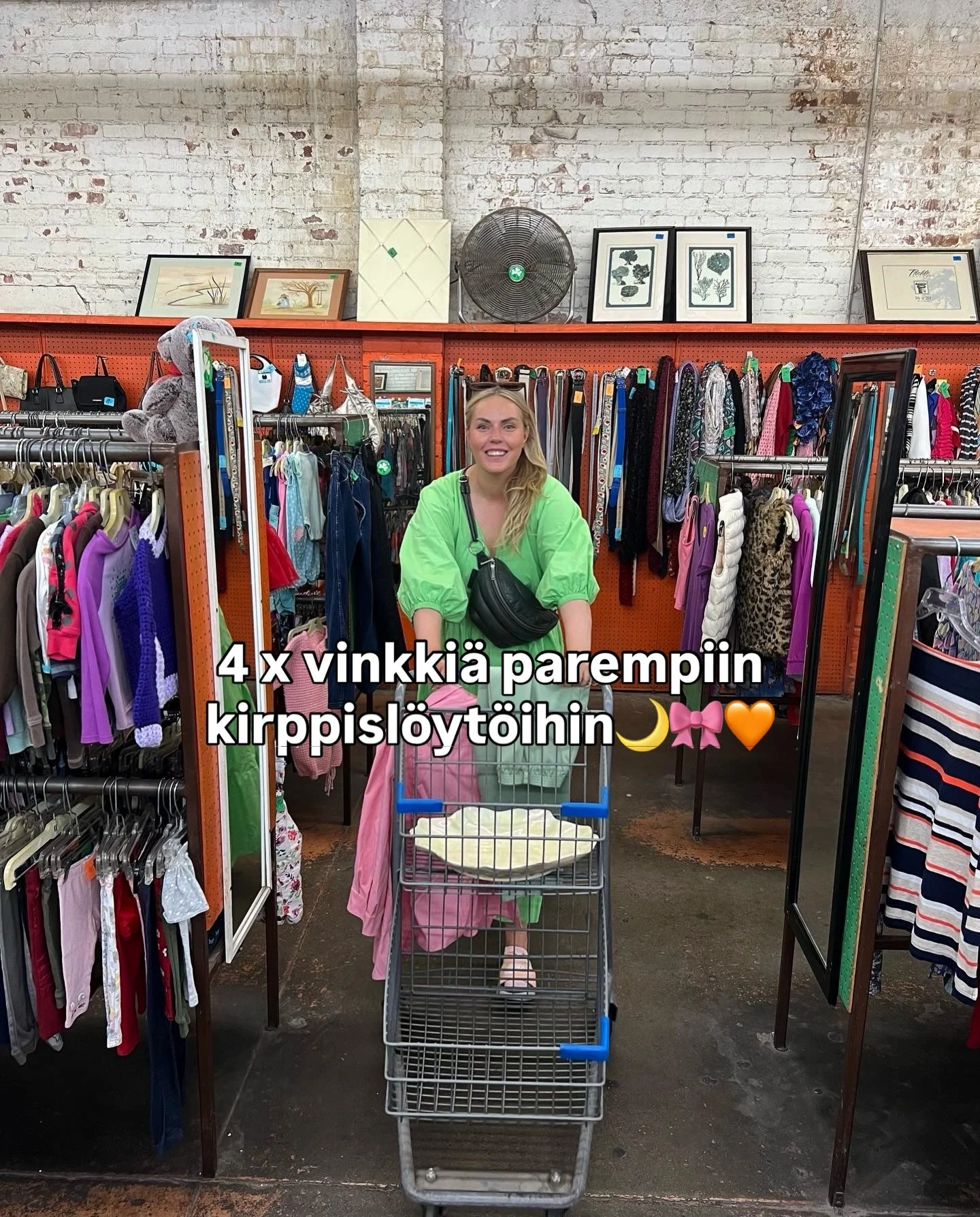 Vinkkej&auml; kirppisl&ouml;yt&ouml;ihin 🎀🌙🧡 Paitsi k&auml;yk&ouml; jengi en&auml;&auml; kivijalkakirppiksill&auml; vs. Vinted? Kiinnostaa! 

#kirppis #kirppikset