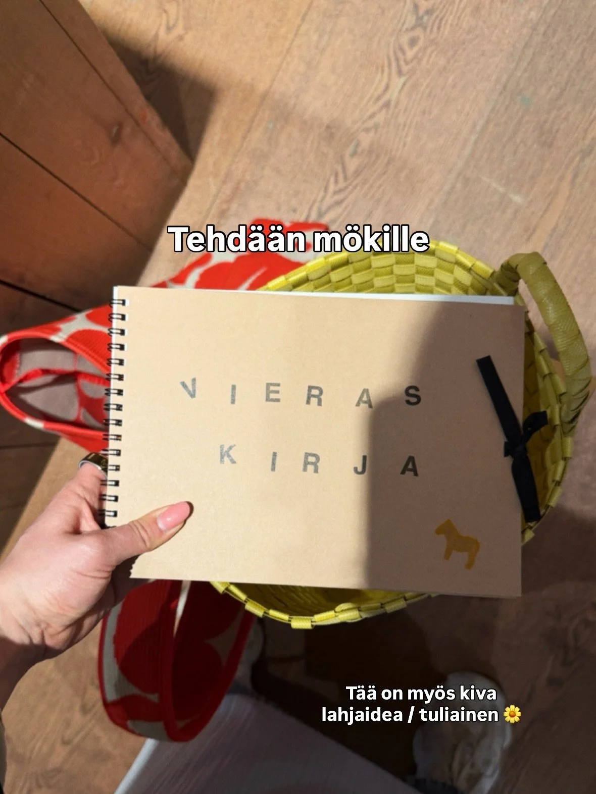 T&auml;st&auml; tuli cute 🌼 Pro tip: MUJIsta l&ouml;ytyy hauska leimasinpiste 💟