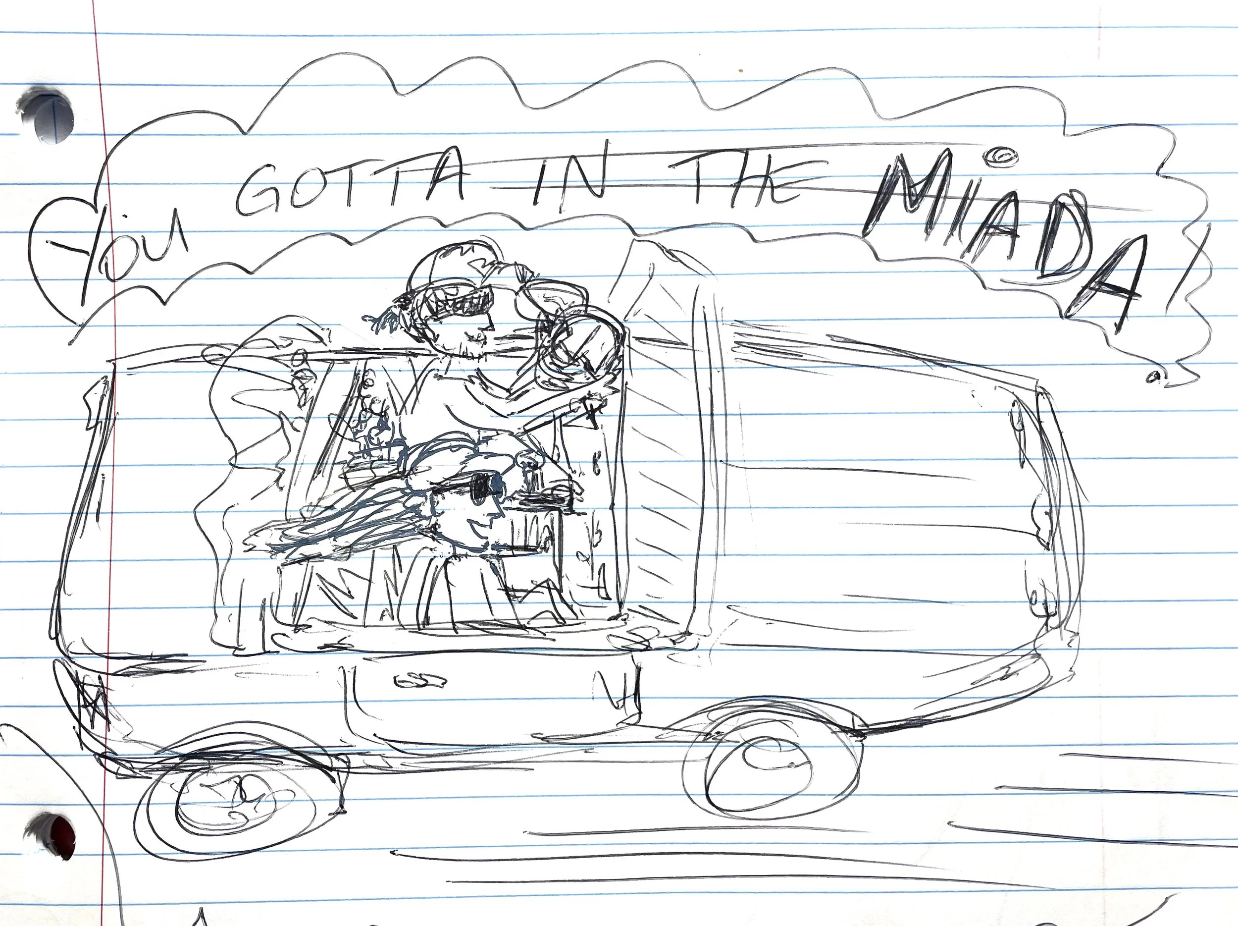 Surprise Birthday ride in Shawn's Miada