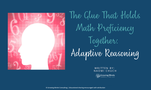 The Glue That Holds Math Proficiency Together: Building Adaptive Reasoning in Every Learner