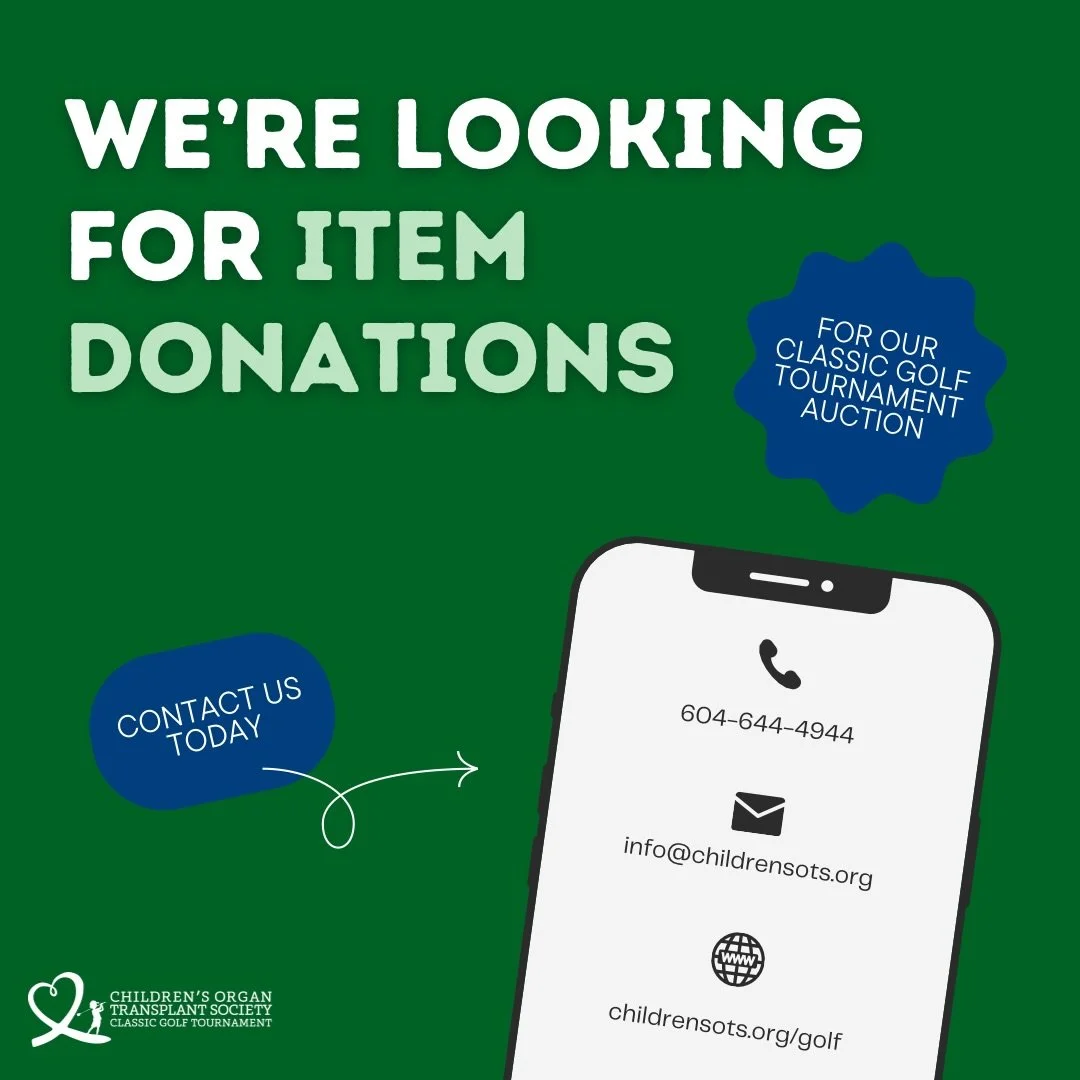 We&rsquo;re looking for items to add to our silent and live auctions! 

Please reach out if you or someone you know has a business with: 
💳 Gift cards 
🎡 Experiences 
⛱️ Stays 
🍾 Wine or liquor 
⚽️ Event tickets,
✨ Other valuable items

Every dona