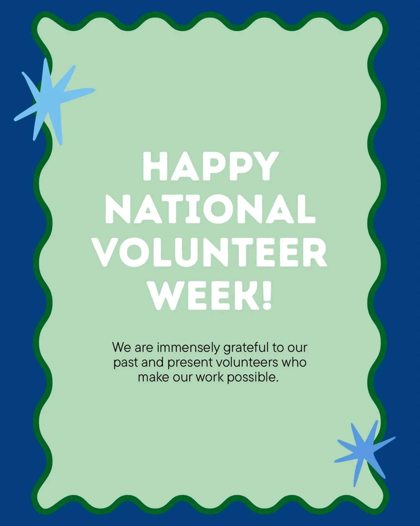 Happy National Volunteer Week! 💙

As a primarily volunteer-run organization, we rely on dedicated members of our community to make our work possible. From our Golf Committee to Board of Directors and in-event helpers, we are lucky to have an incredi