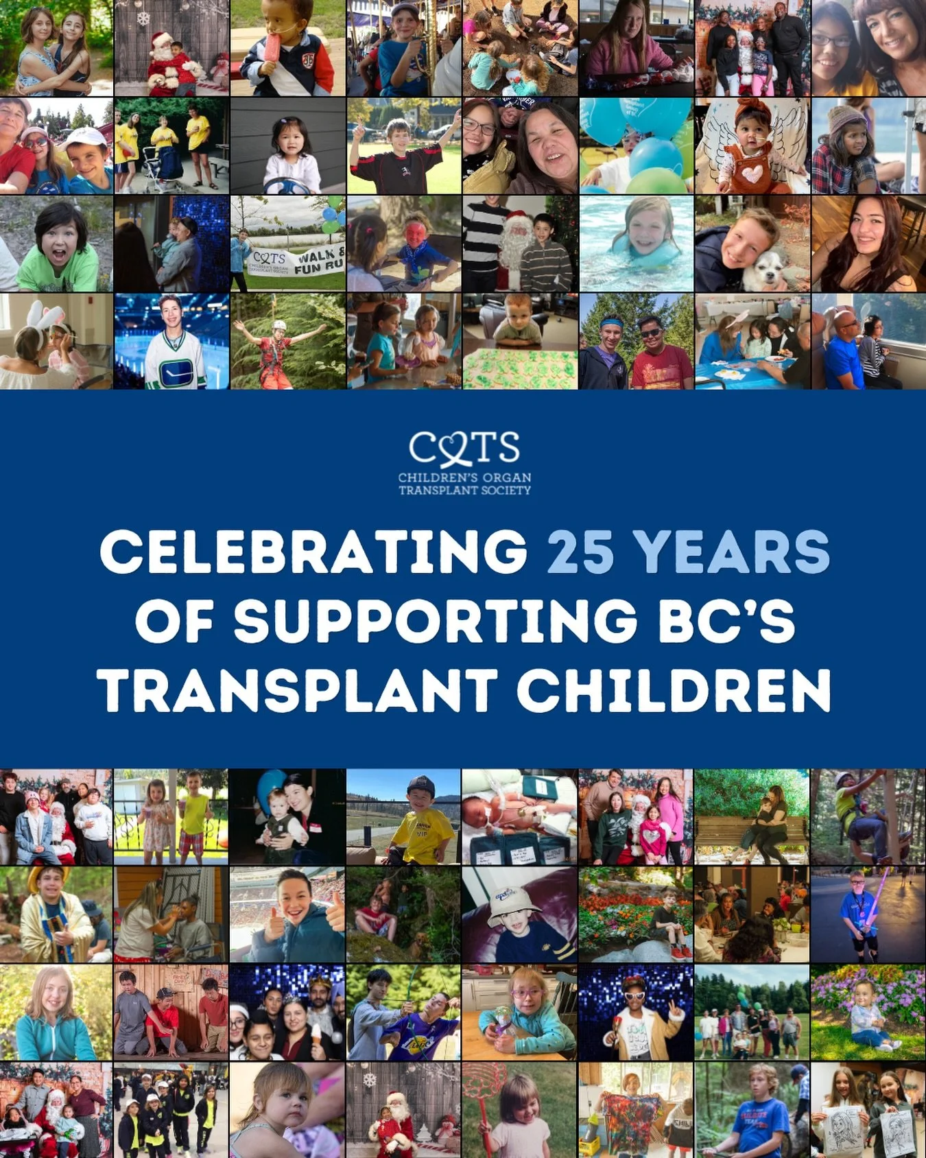 For 25 years, we have been the only organization in Canada to provide long-term support to transplant children and their families. 

In celebration of our 25th anniversary, we are launching our &lsquo;25 Days to $250,000&rsquo; campaign! 💙 As our mo