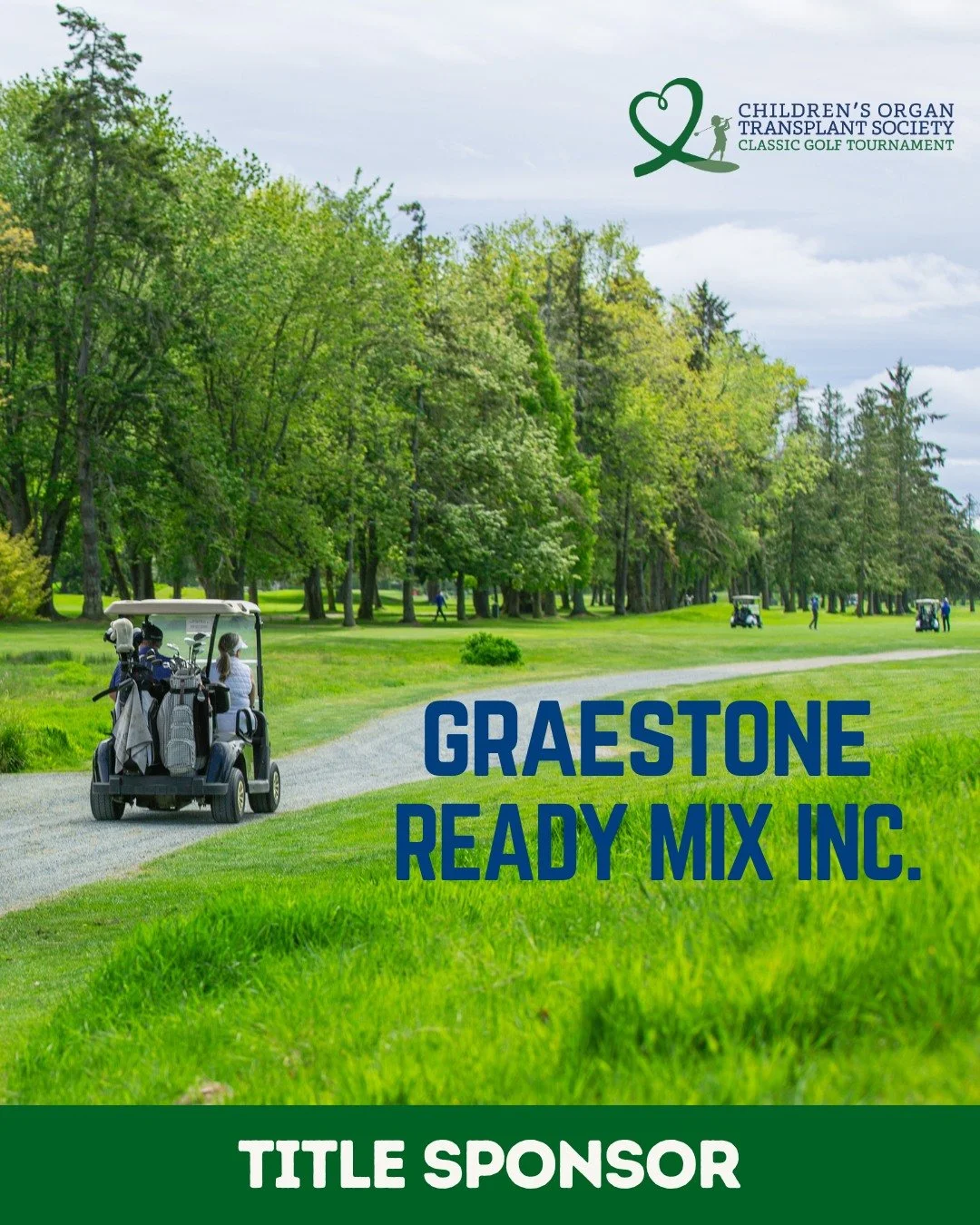 Introducing our Title, Print Media, Executive, and Platinum Sponsors for this year&rsquo;s 25th Anniversary Golf Tournament! ⛳️ 

⚡️ Graestone Ready Mix has been a supporter of BC&rsquo;s transplant children and their families for over a decade&mdash