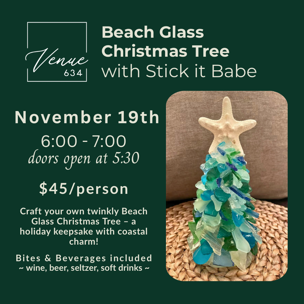 11.19 Beach Glass Christmas Tree