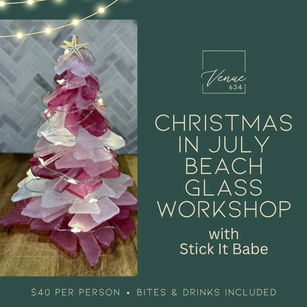 7.29 Christmas in July: Beach Glass Tree Workshop
