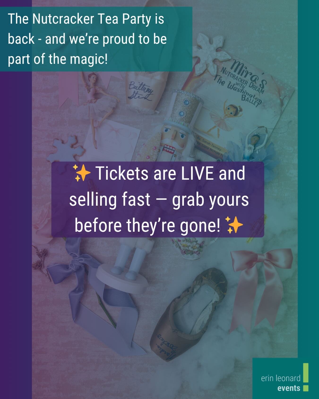 We&rsquo;re thrilled to help bring a little holiday magic to life with @thewashingtonballet !&nbsp;✨

Join us for the Nutcracker Tea Party on December 7 at the Waldorf Astoria DC.

A perfect celebration for kids&nbsp;and&nbsp;adults &mdash; enjoy fes