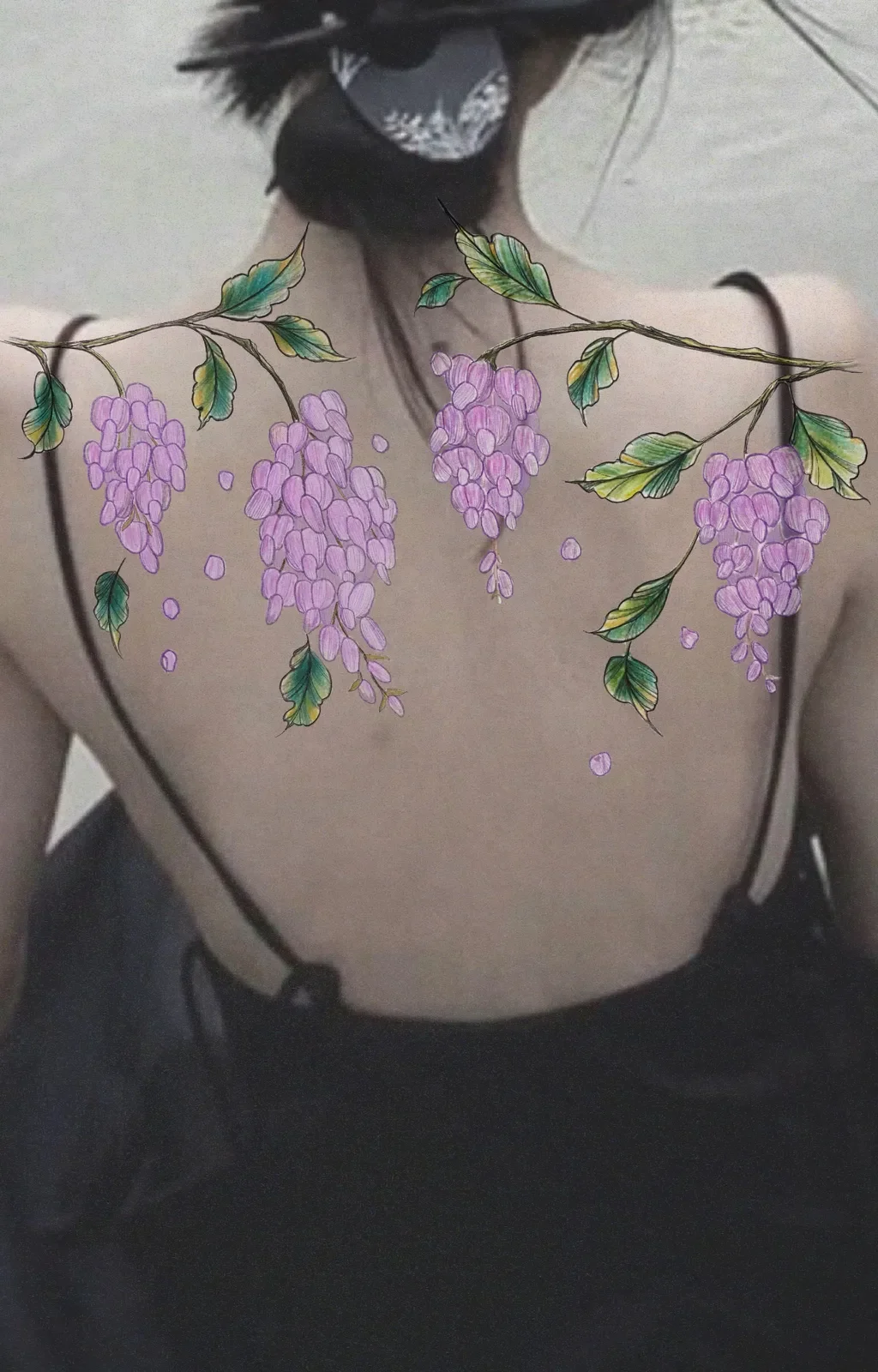 mountain laurel upper back piece