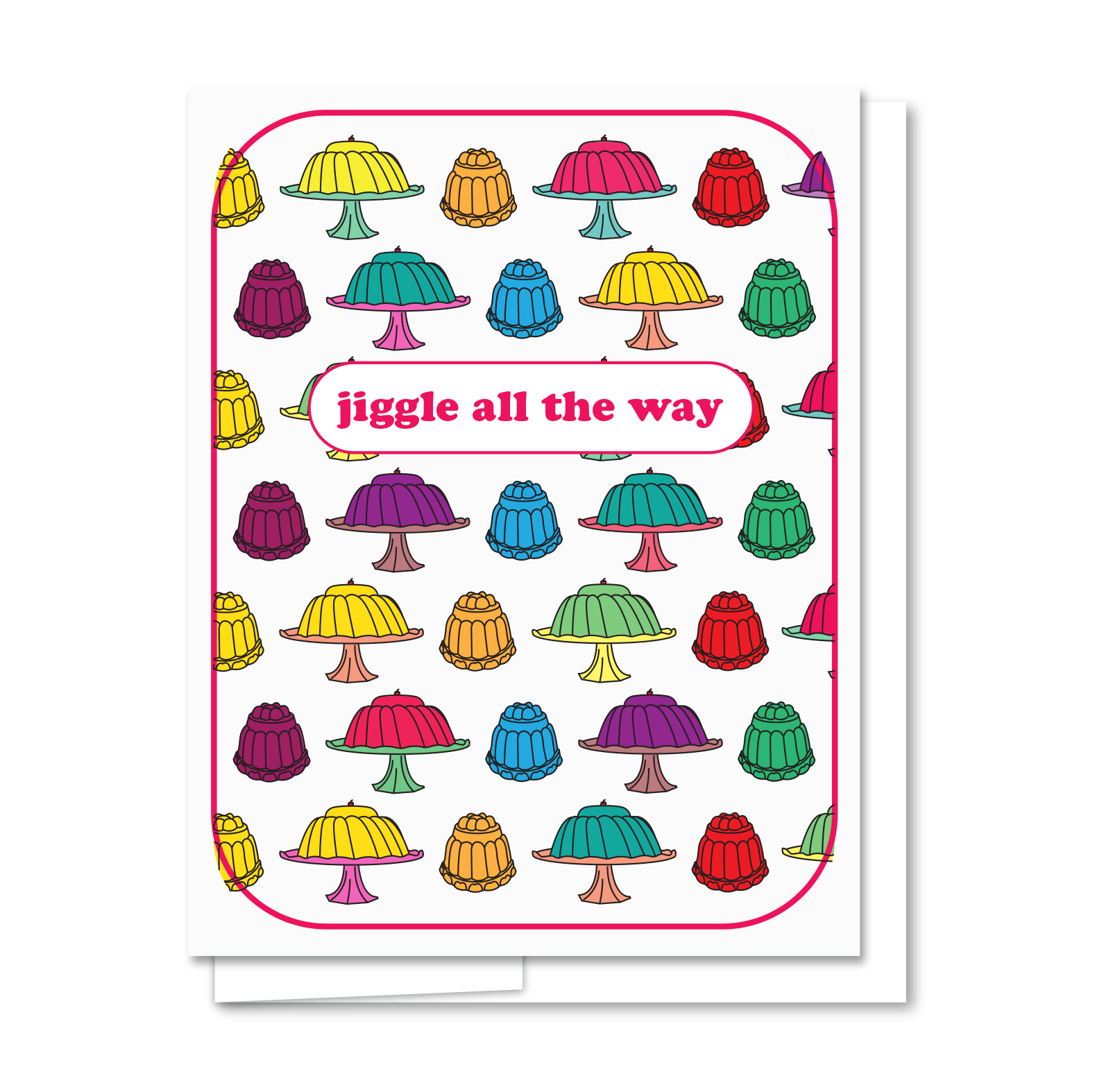 Jiggle all the way Card