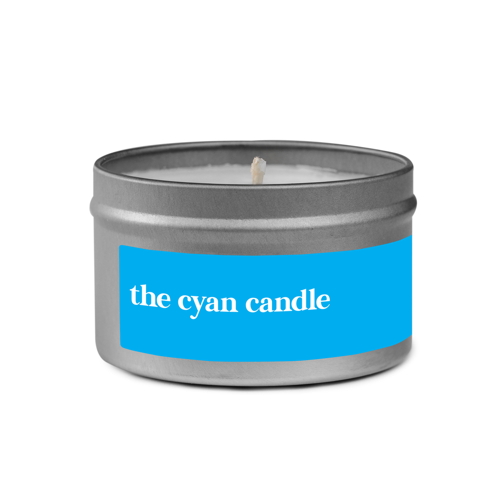 The Cyan Candle — Quick Brown Fox Letterpress