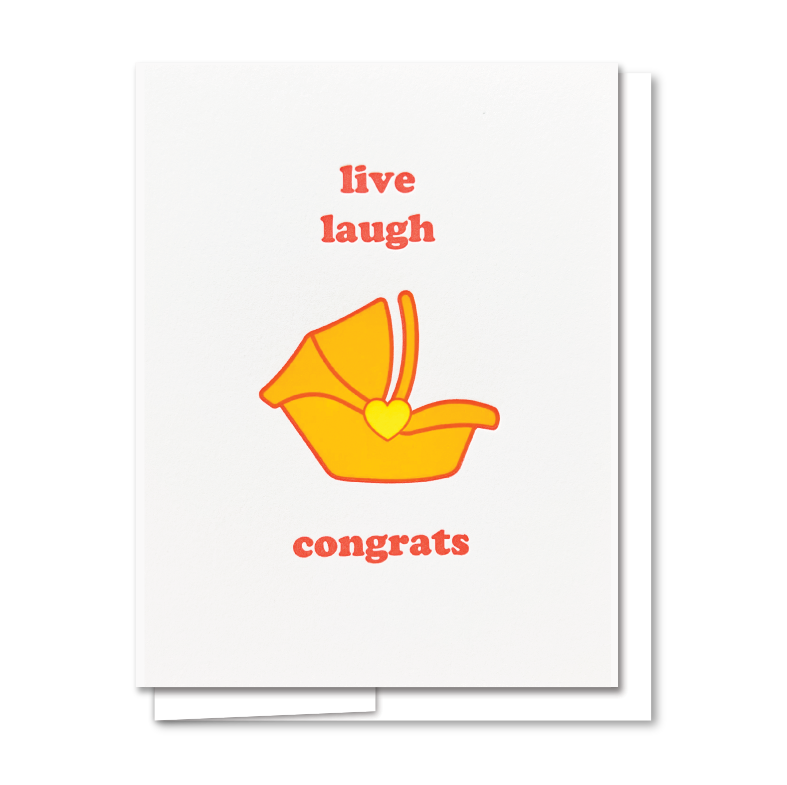 Live Laugh Baby Card