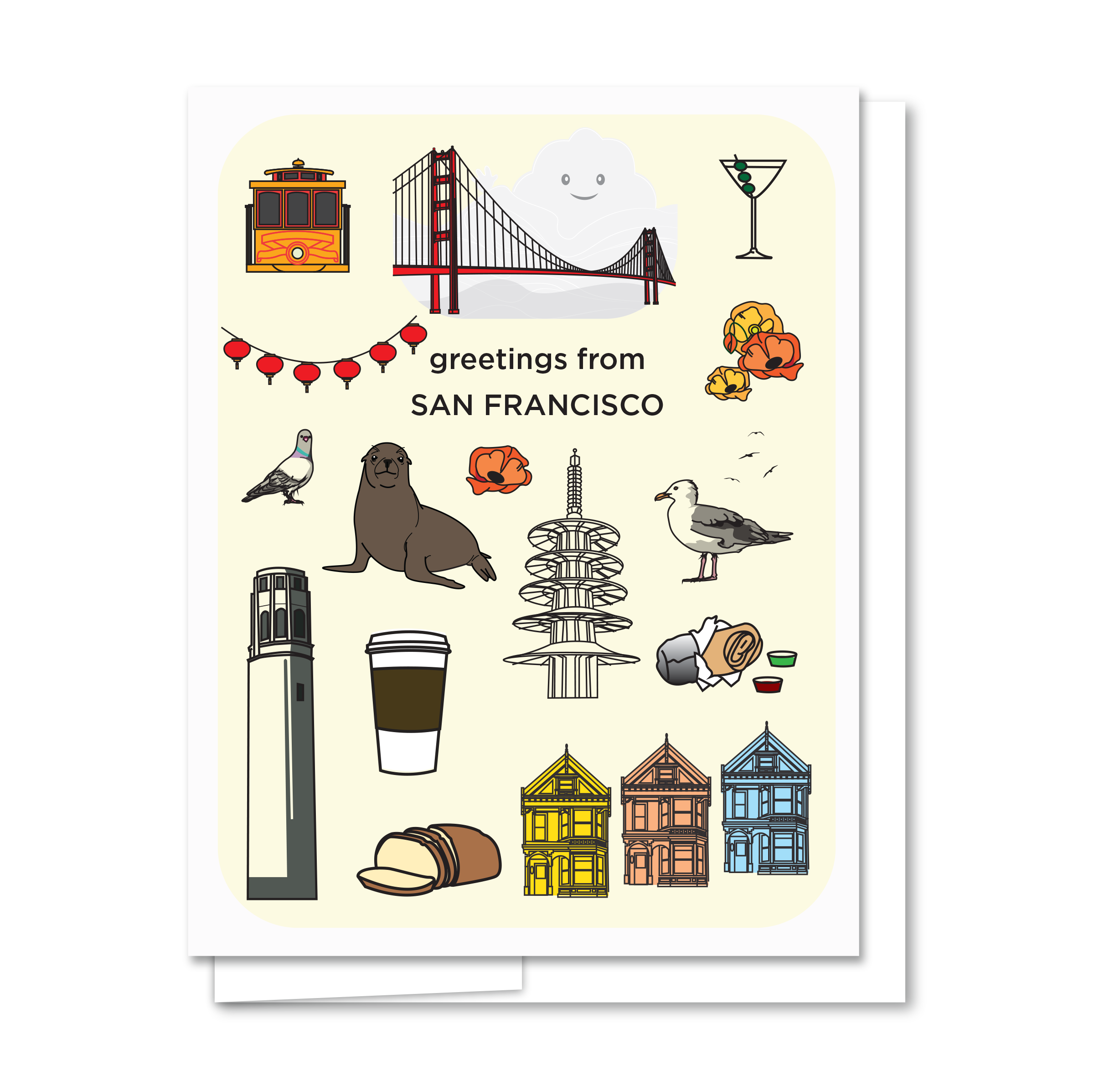 San Francisco Greeting Card