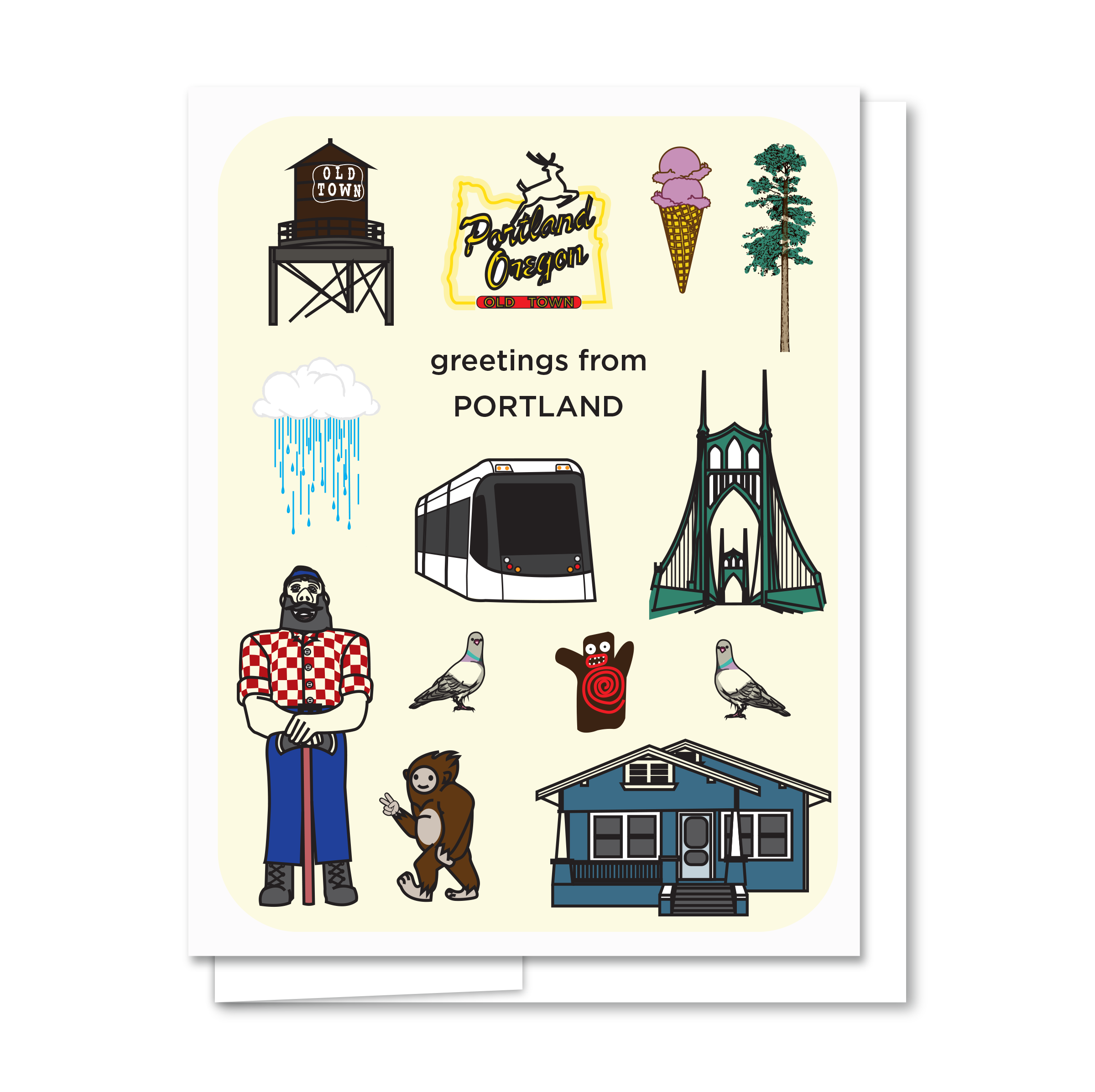 Portland Greeting Card