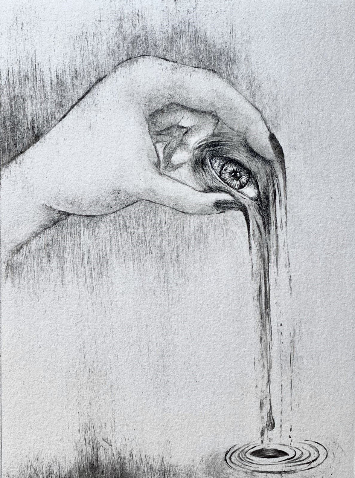 Can’t You See? Monotype, 8x10”, 2020