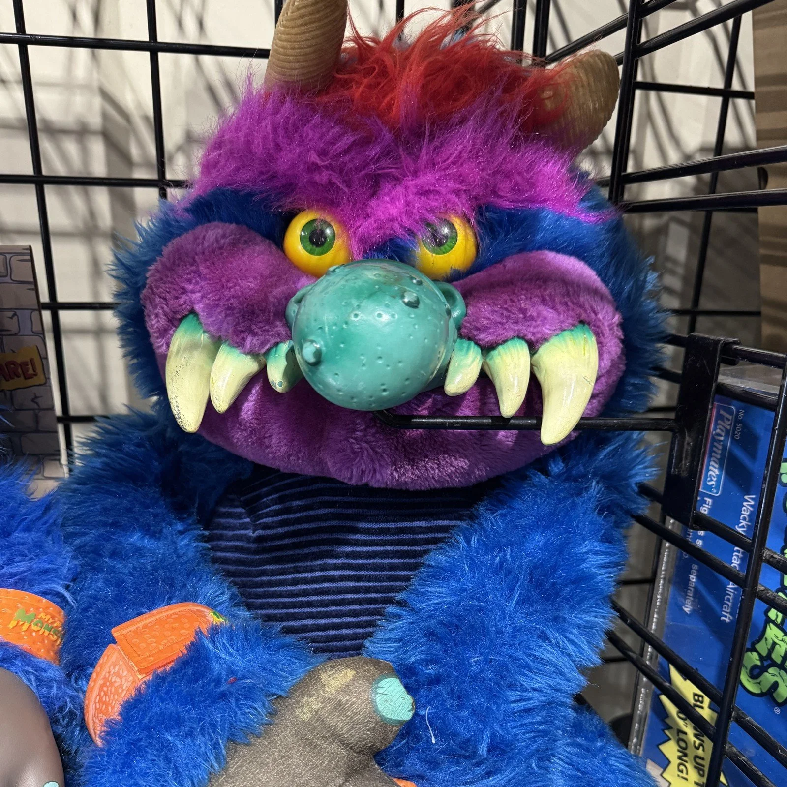 My Pet Monster vintage plush toy