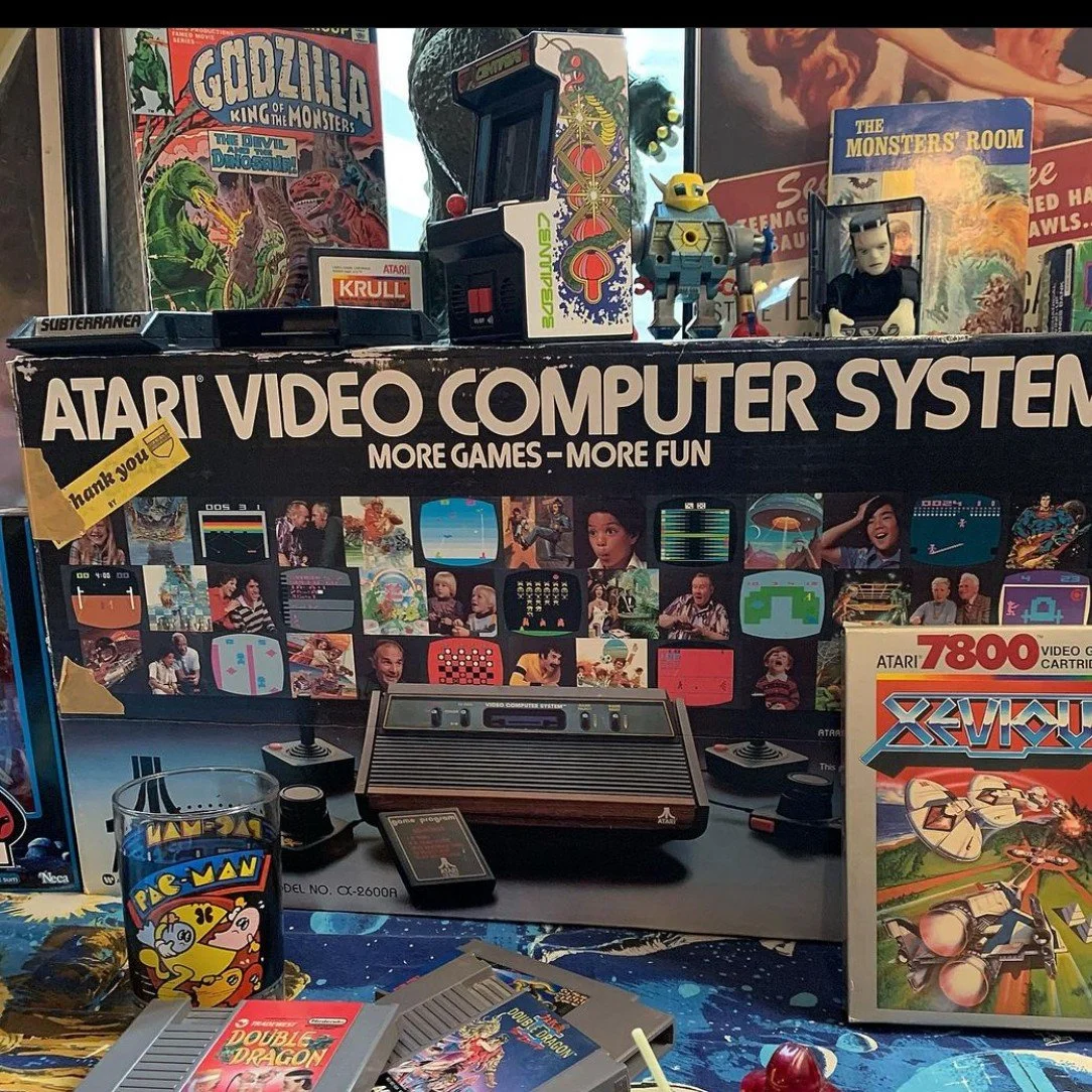 Atari and NES retro video games