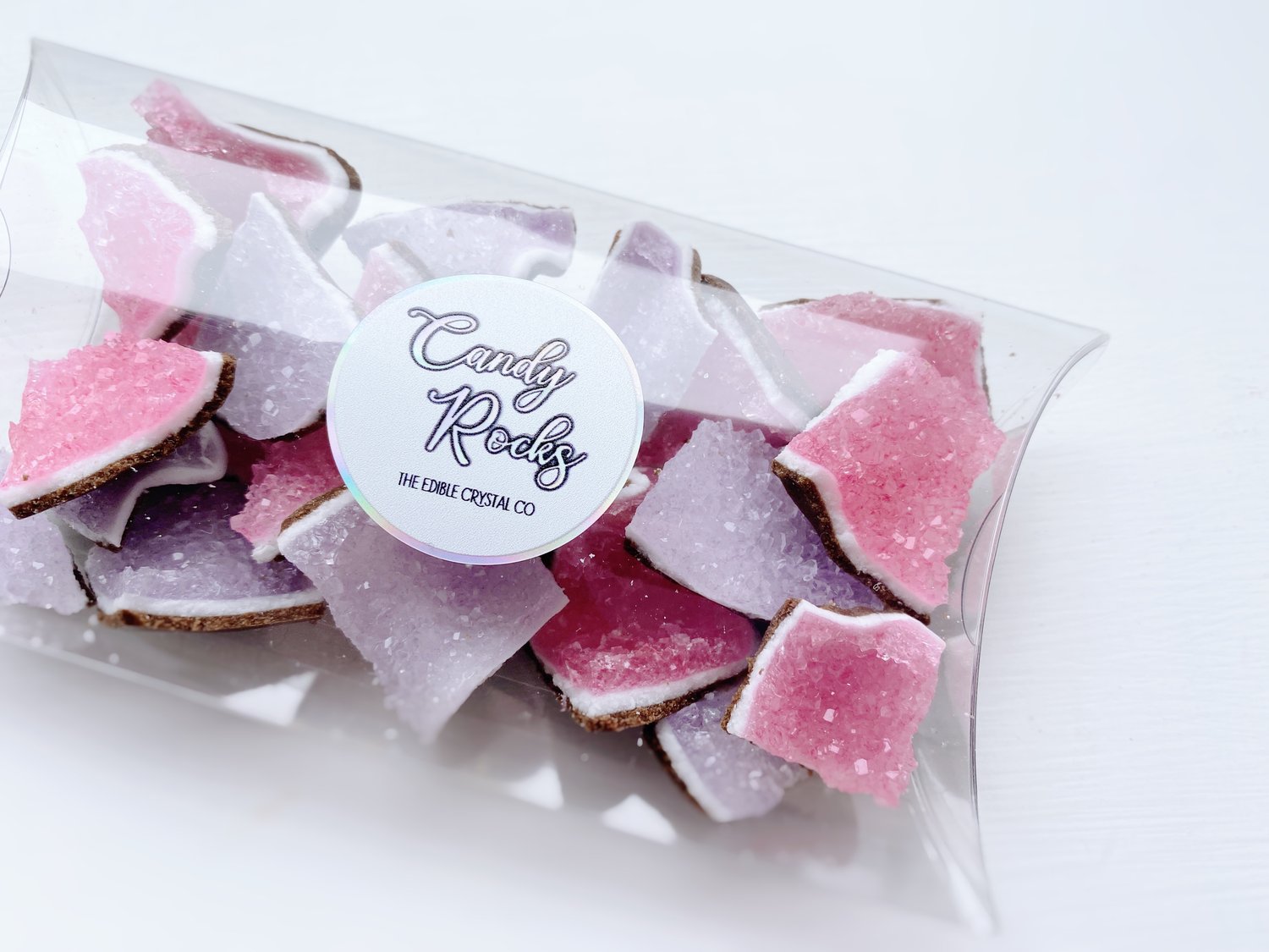 Boxed Edible Crystal Geode Pieces — Candy Rocks